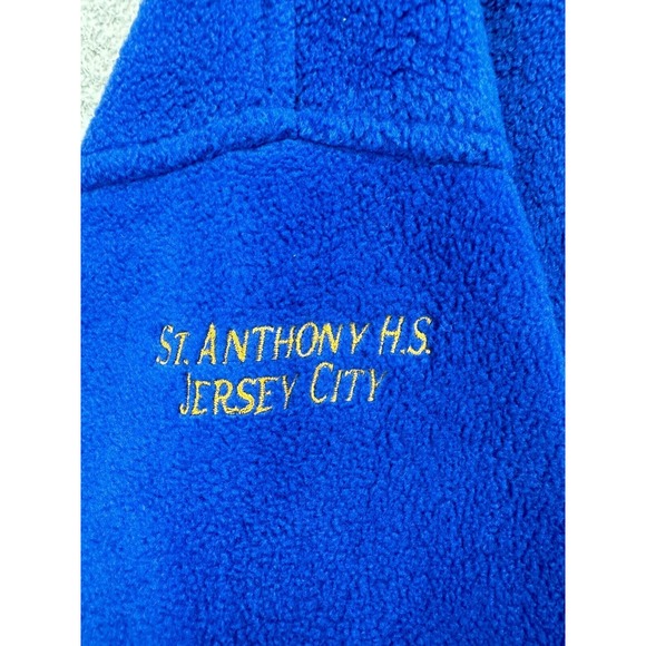 Reebok Jacket Adult XL Blue Quarter Zip Pullover Golf Long Sleeve Mock Neck Mens - Picture 8 of 11